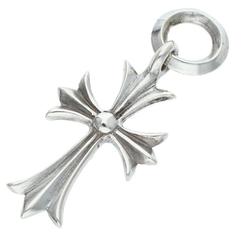 Chrome Hearts Chrome Hearts Tiny CH Cross Silver Necklace Size ONE SIZE - 1 Thumbnail