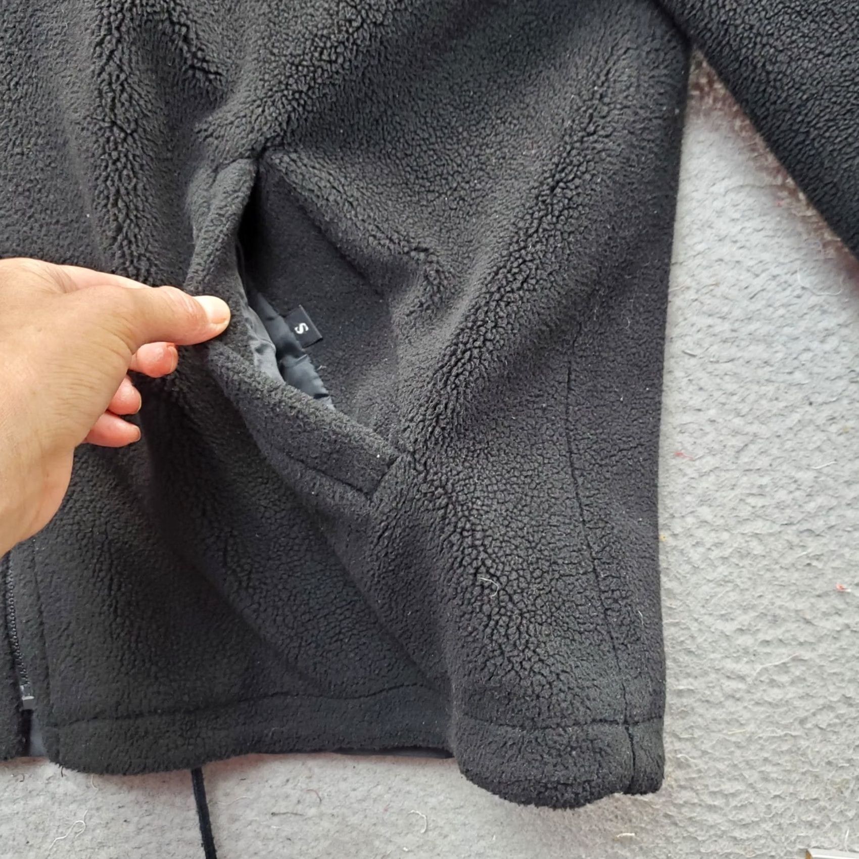 Vintage Forecaster Sport Jacket Womens Small Black Hooded Fleece Zip Pockets Size S / US 4 / IT 40 - 7 Thumbnail