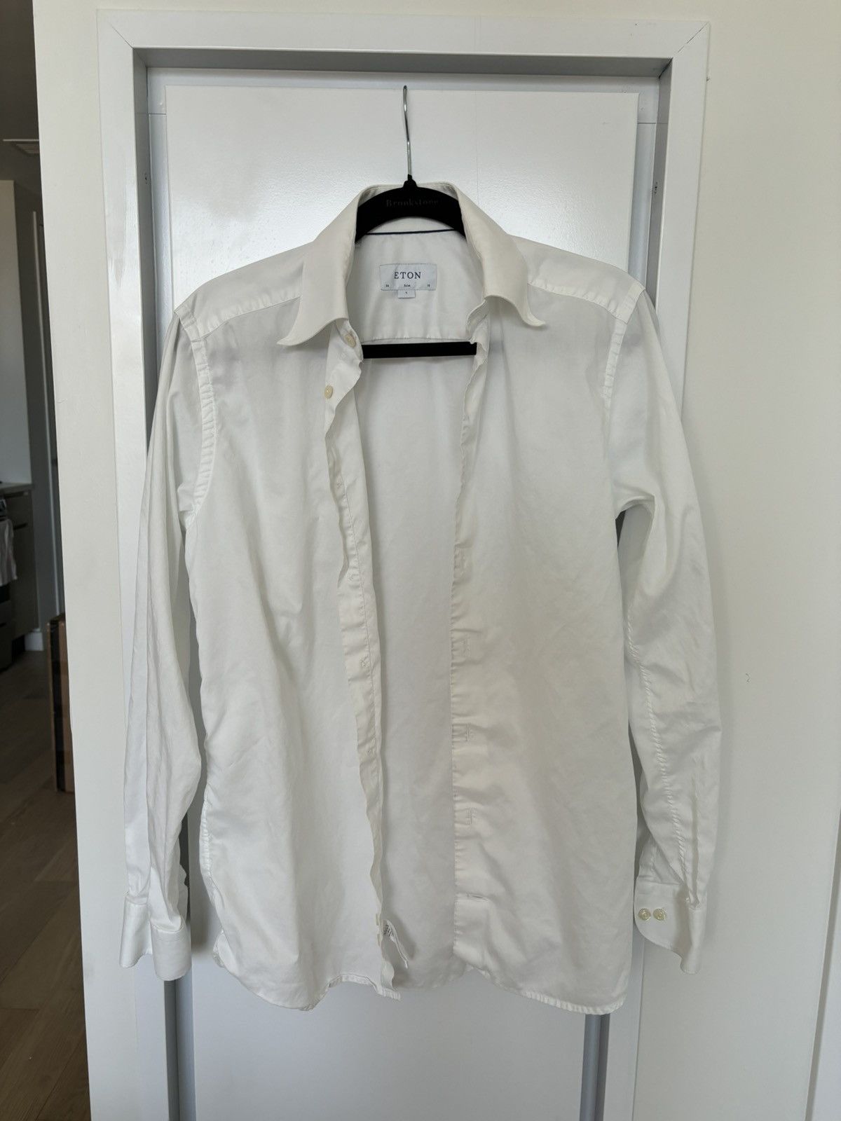Eton Eton white wrinkle free Oxford shirt Size US S / EU 44-46 / 1 - 1 Thumbnail