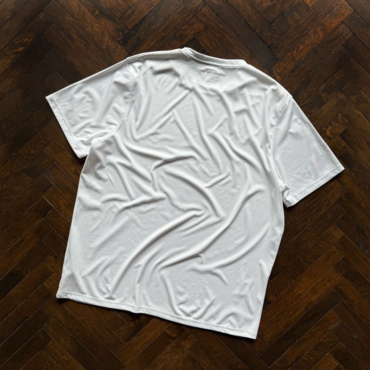 Under Armour Under Armour HeatGear Mens White Sport Top Jersey Shirt Size US XXL / EU 58 / 5 - 3 Thumbnail
