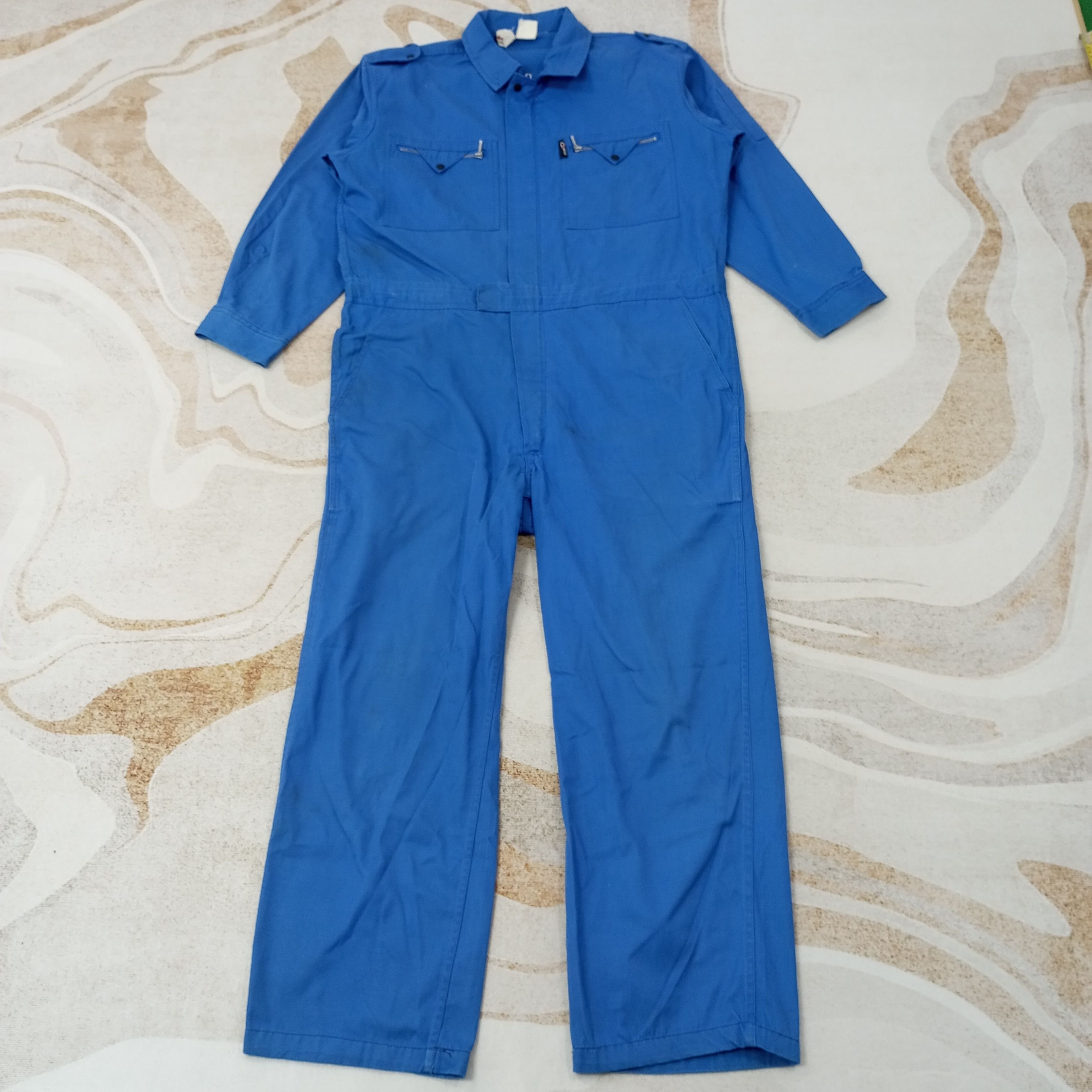 Vintage Kubota Agriculture Machiney Coverall Jacket c238n16 Size US L / EU 52-54 / 3 - 3 Thumbnail