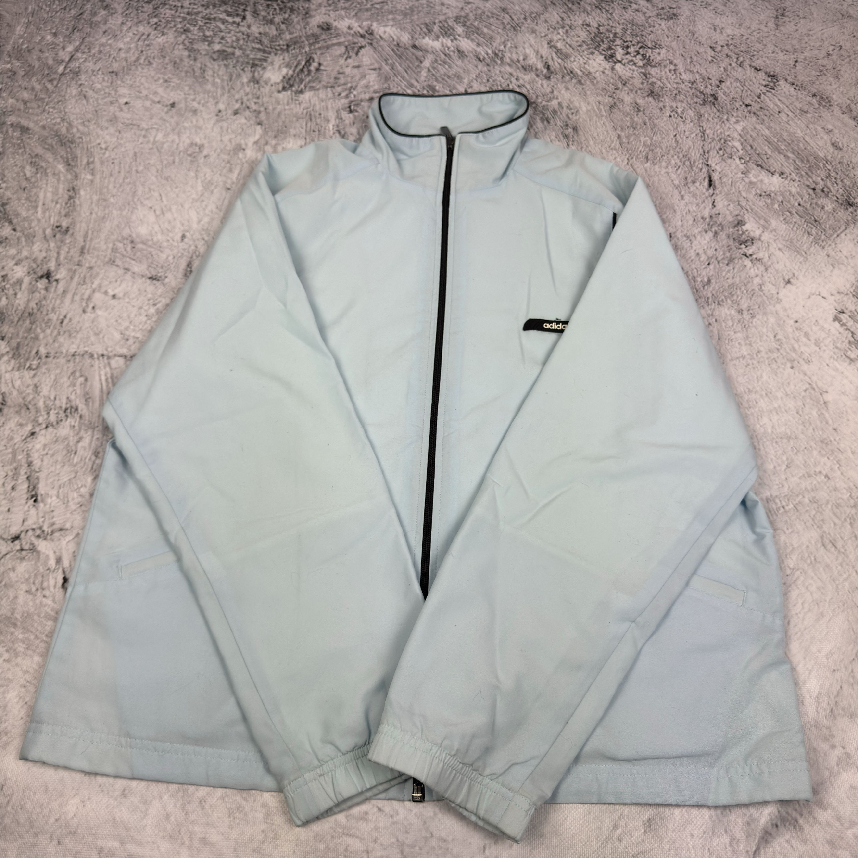 Adidas Adidas Men's Light Blue Full Zip Windbreaker Jacket Large Size US L / EU 52-54 / 3 - 8 Thumbnail
