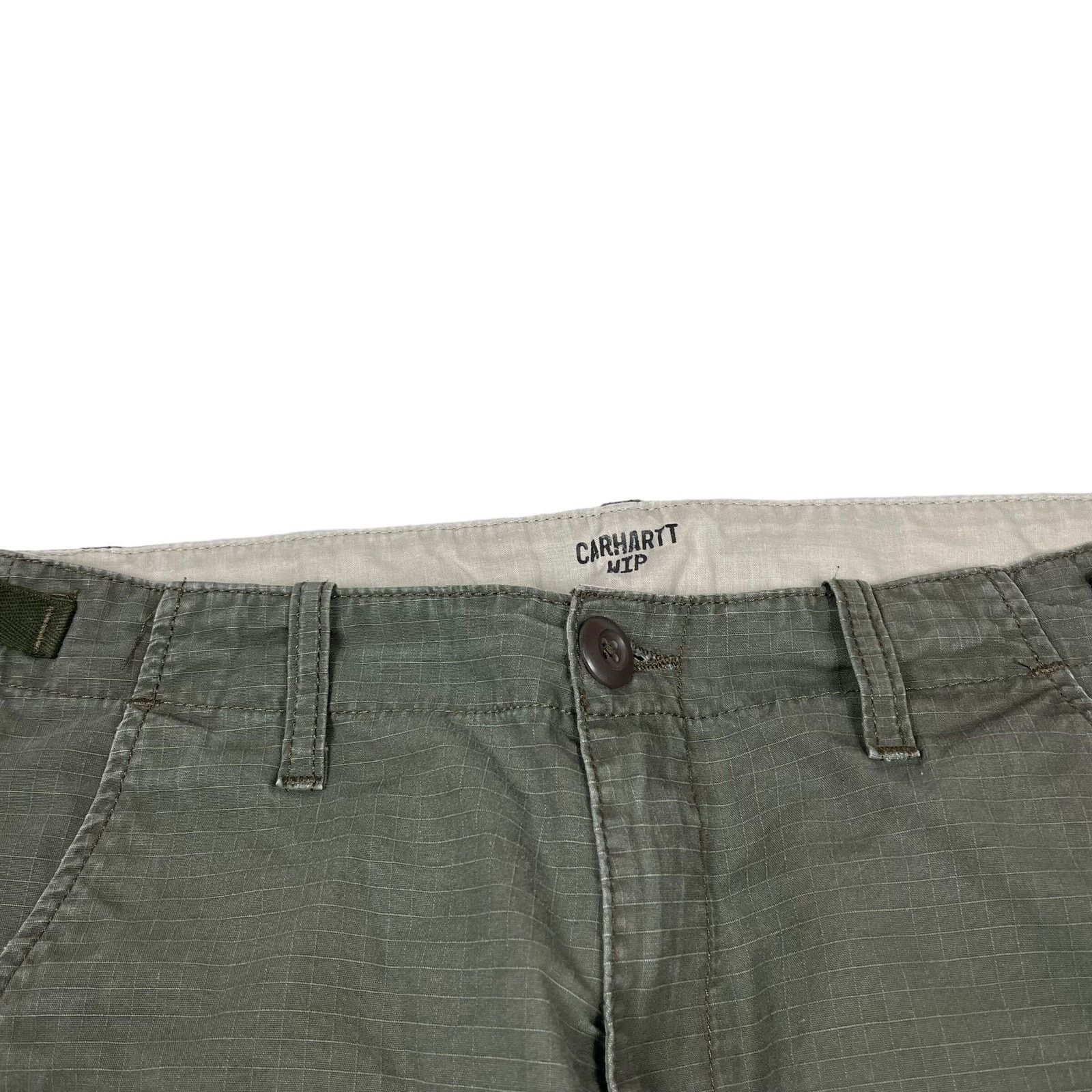 Carhartt Carhartt WIP Men's Green Cotton Cargo Aviation Pants 28x34 Size US 28 / EU 44 - 4 Thumbnail