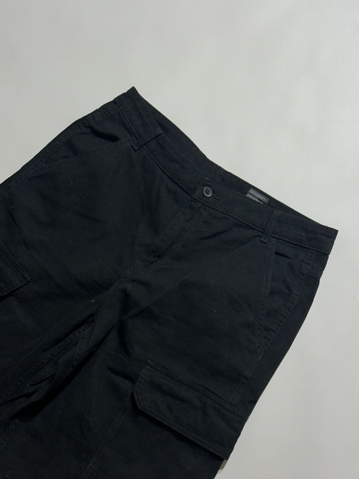 Japanese Brand Black Baggy Multi-Pocket Cargo Pants Size US 32 / EU 48 - 4 Thumbnail