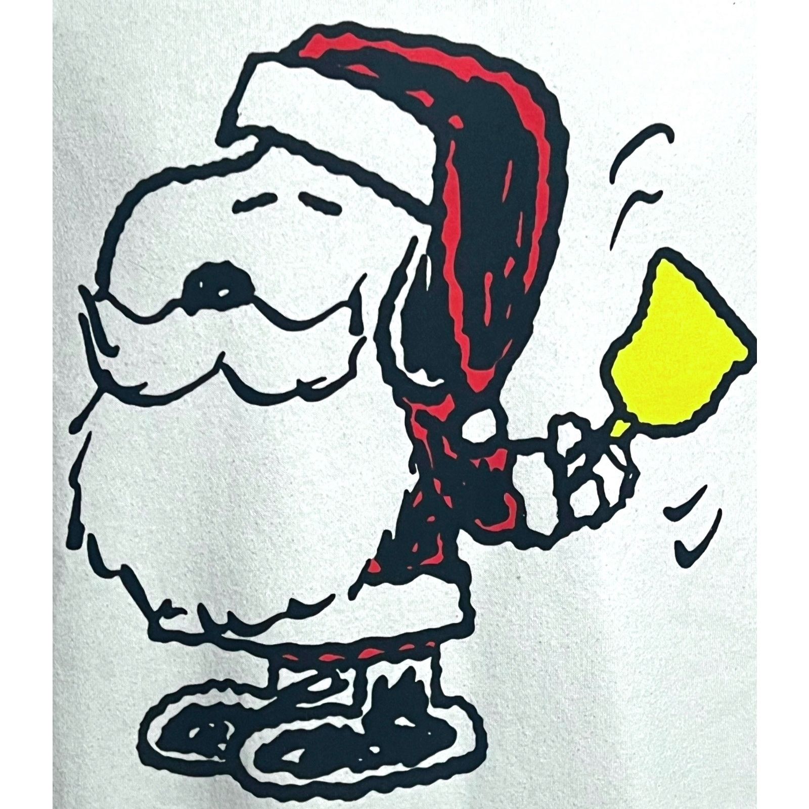 Peanuts Peanuts Snoopy Santa Claus Christmas White Sweatshirt -Large Size US L / EU 52-54 / 3 - 5 Thumbnail