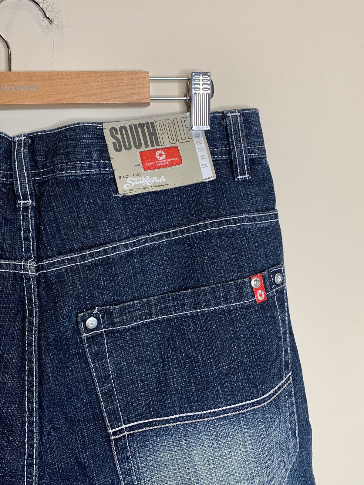 Southpole *RARE* Vintage Southpole Faded Denim Shorts Y2K - 36 Size US 34 / EU 50 - 4 Thumbnail