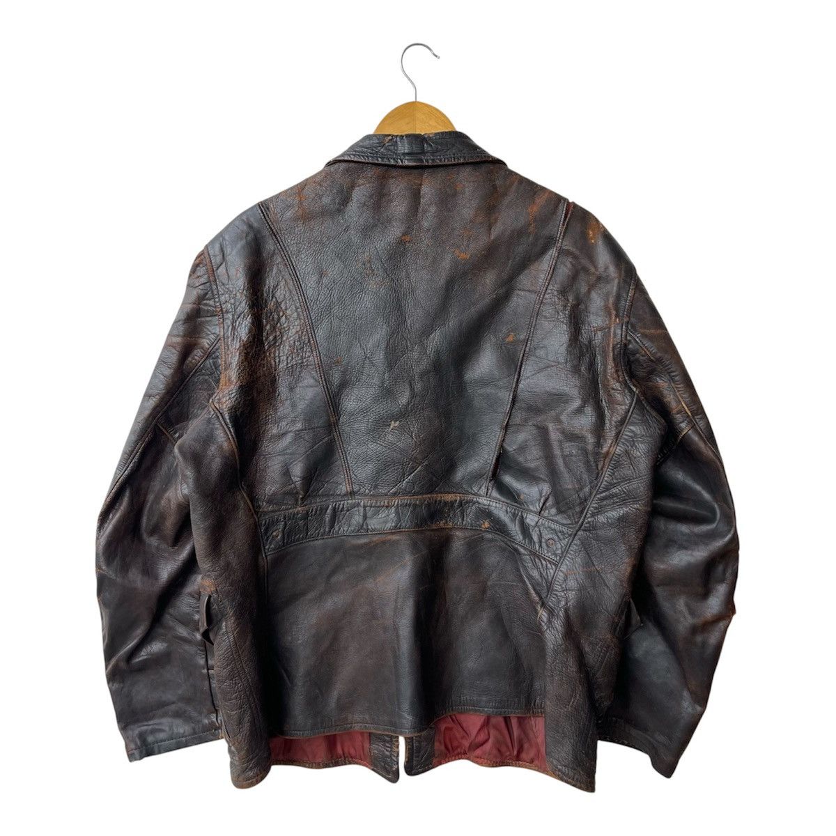 Sears True Vintage 30s Sears Hercules Horsehide Half-Belt Jacket Size US L / EU 52-54 / 3 - 2 Thumbnail