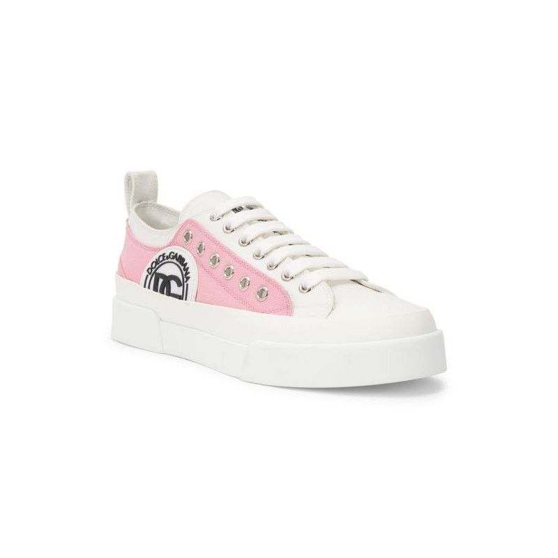 Dolce & Gabbana Dolce & Gabbana Portofino Canvas Sneakers sz. 37.5 EU Size US 7.5 / IT 37.5 - 2 Thumbnail
