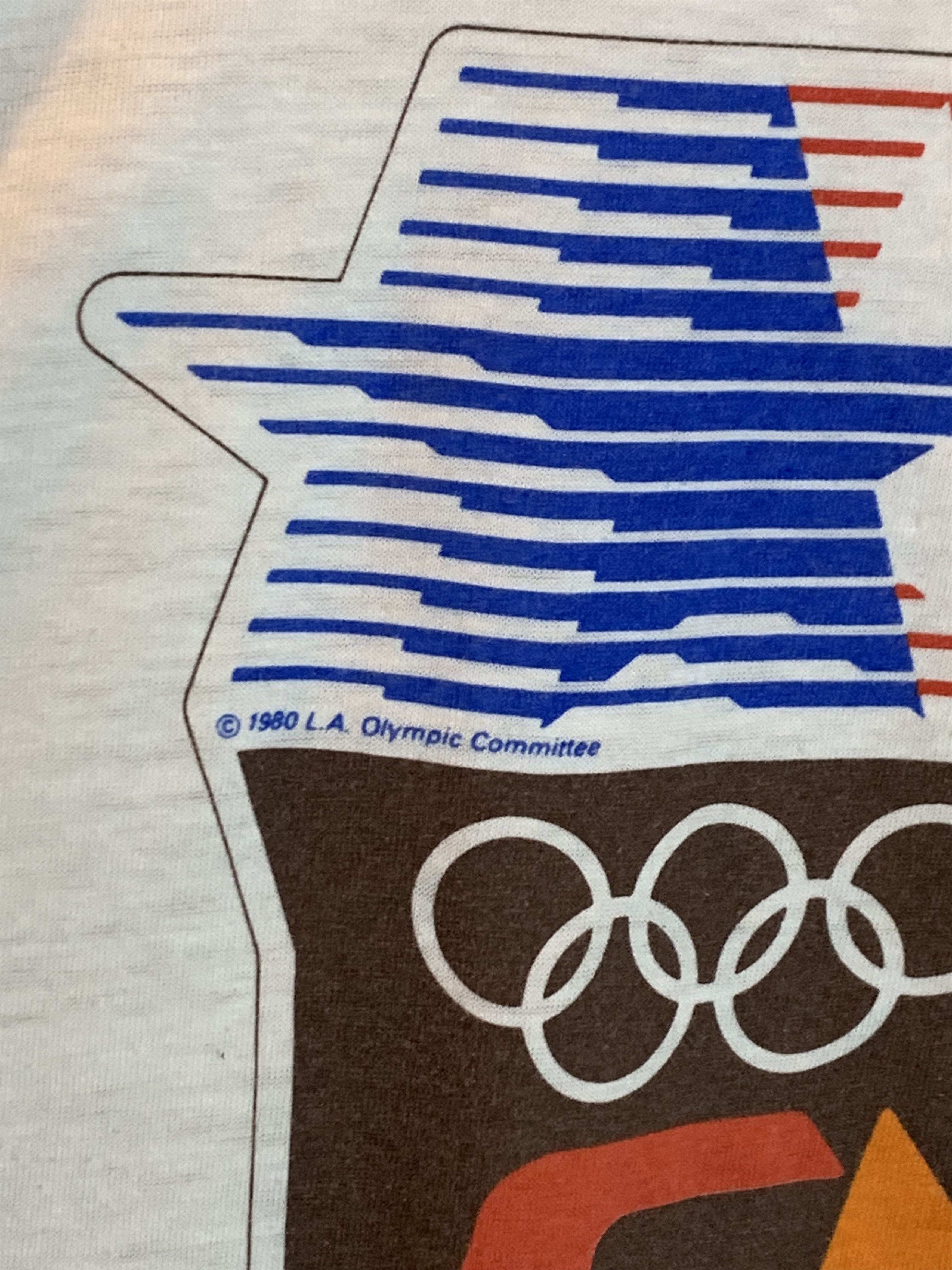 Levi's RARE* Vintage 1980 USA Olympics x Levi’s Single Stitch Shirt Size US L / EU 52-54 / 3 - 4 Thumbnail