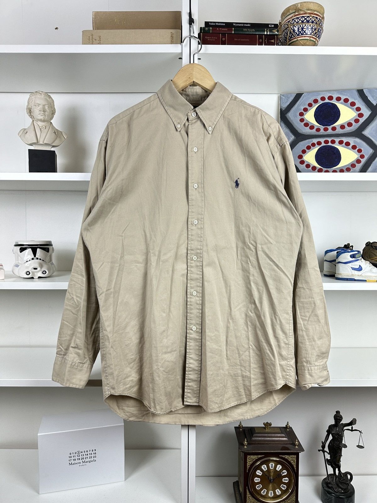 Polo Ralph Lauren Ralph Lauren beige blaire button up shirt Size US M / EU 48-50 / 2 - 1 Thumbnail