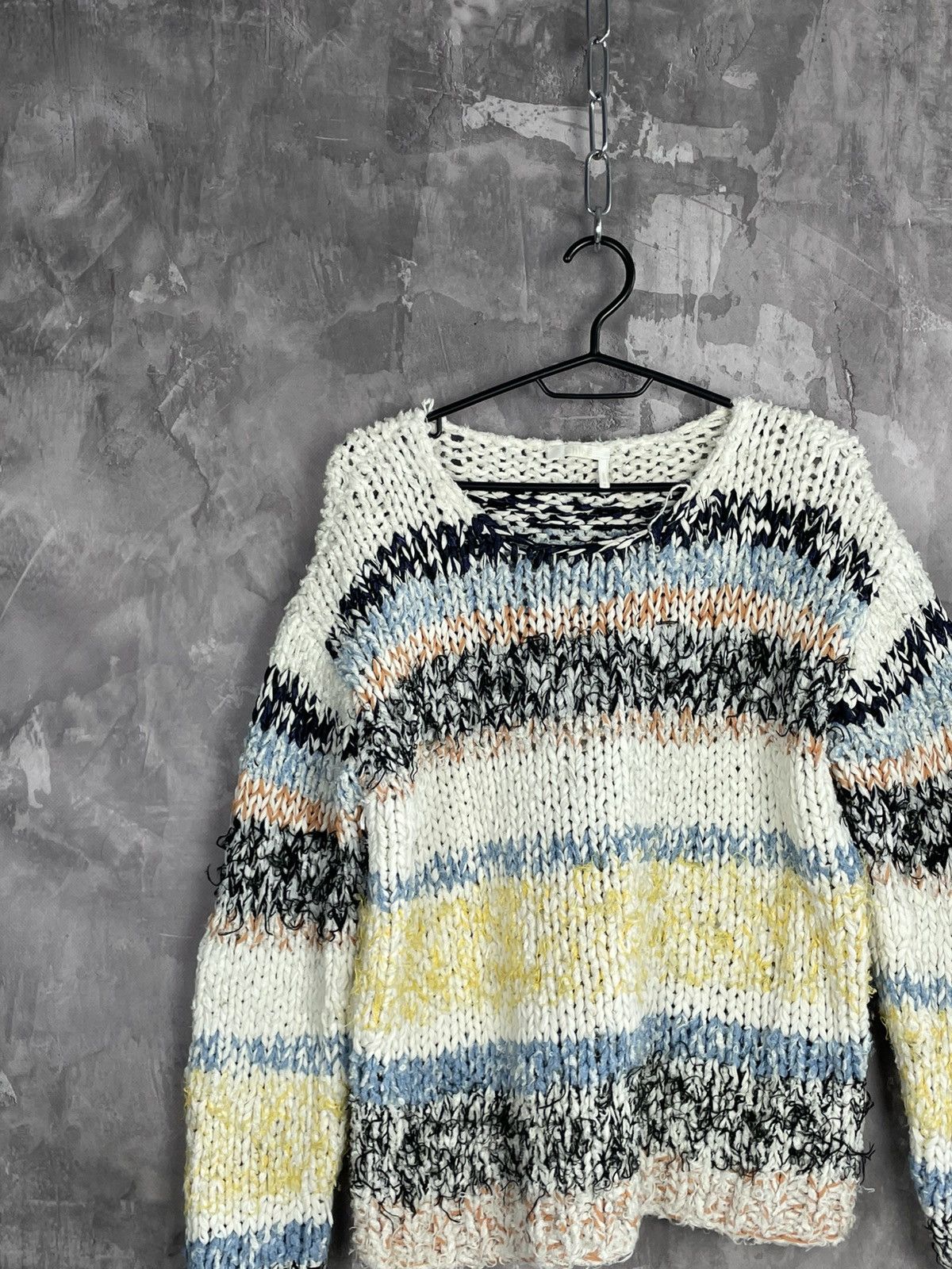 Chloe × See by Chloe Glamour Chloe Mohair Wool Oversized Sweater Size S / US 4 / IT 40 - 3 Thumbnail