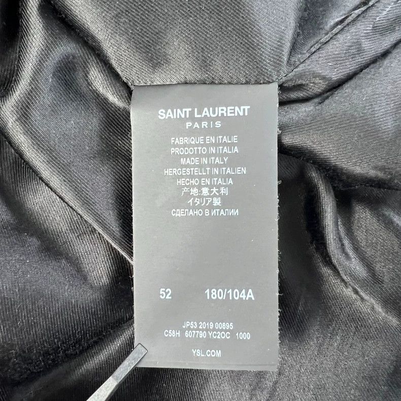 Saint Laurent Paris Saint Laurent 20ss Darth Vader Bat-Breasted Leather Jacket Size US L / EU 52-54 / 3 - 5 Thumbnail
