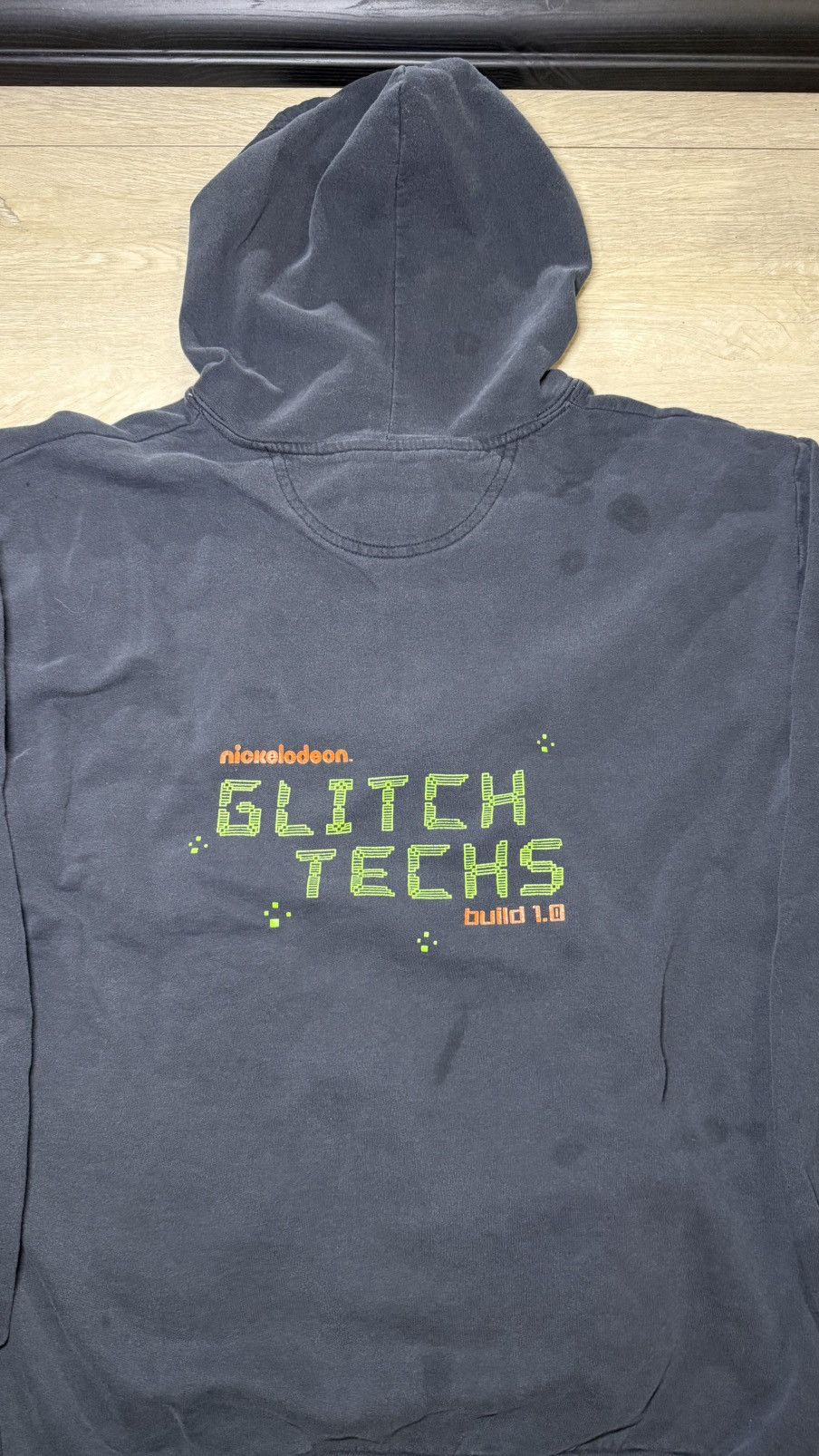 Anvil Vintage / Y2K Nickelodeon Glitch Techs Promo Hoodie Zip Up Size US M / EU 48-50 / 2 - 2 Thumbnail