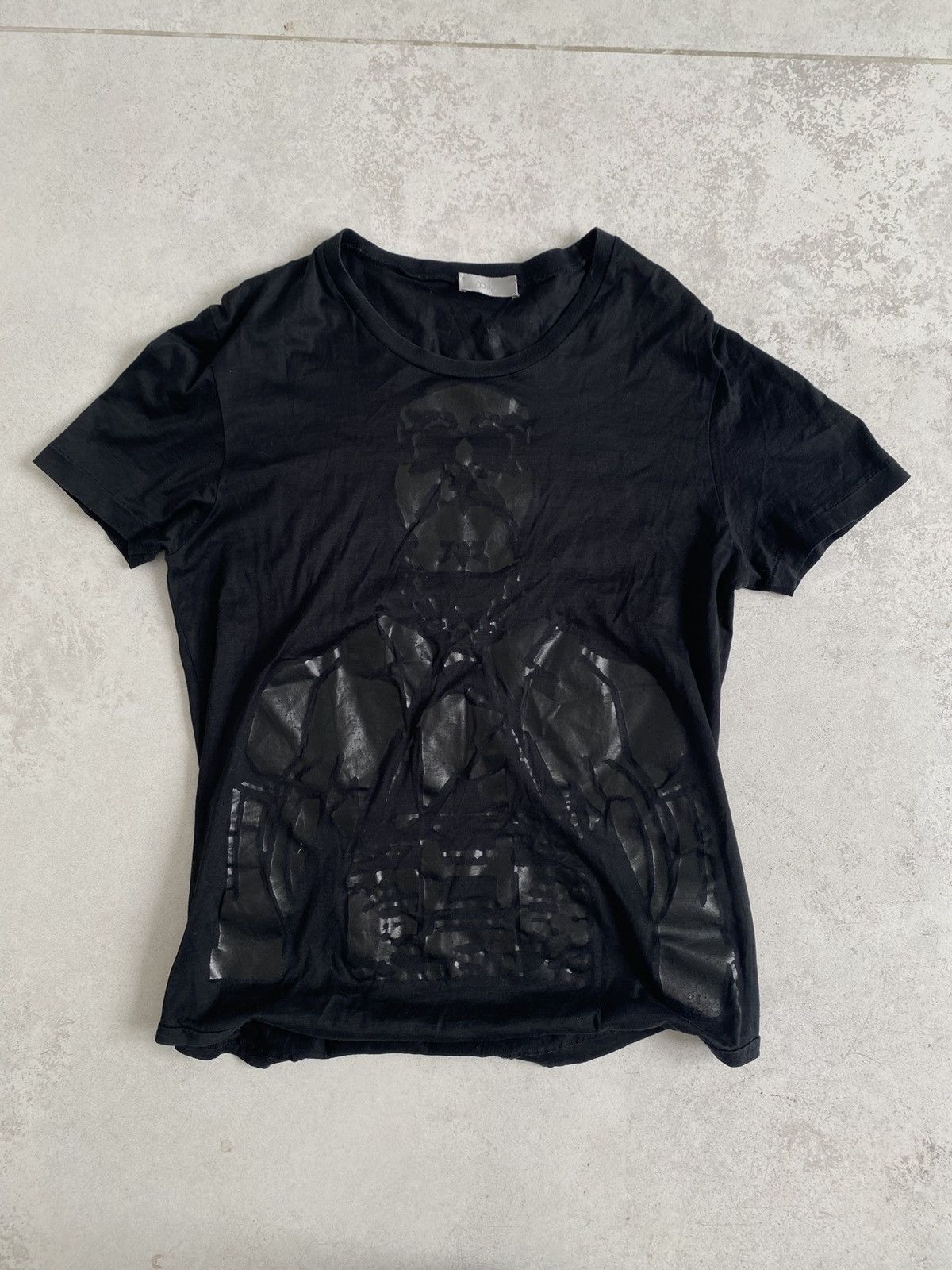 Dior × Streetwear Dior homme ss06 black tee u/you can live till