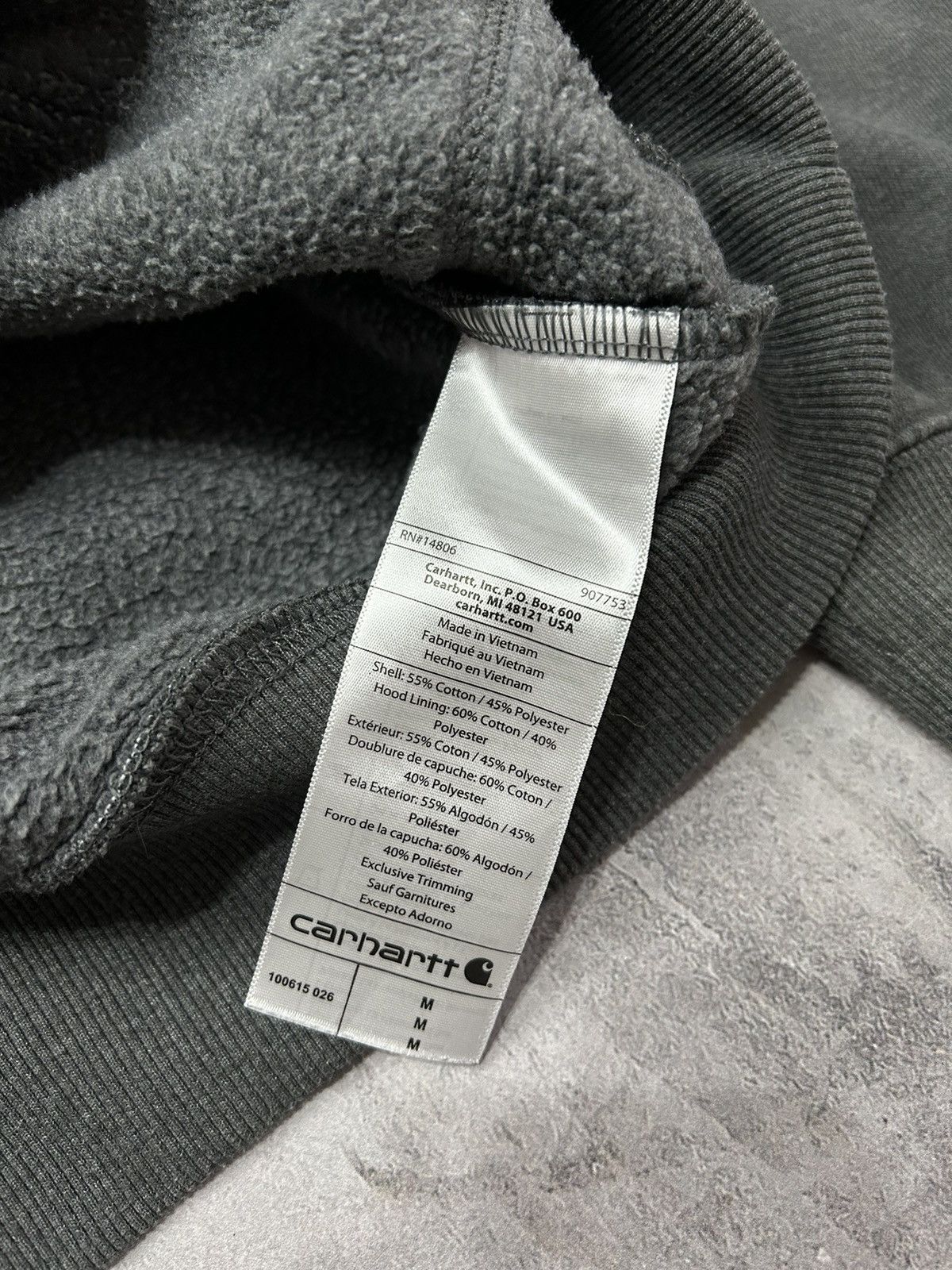 Carhartt × Carhartt Wip × Vintage Vintage Y2K Sage Carhartt Hoodie Size US M / EU 48-50 / 2 - 14 Thumbnail