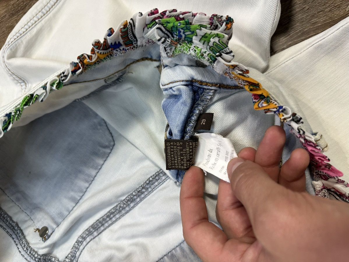 Roberto Cavalli Roberto Cavalli Vintage Y2K Jeans Denim Size 29" - 8 Thumbnail