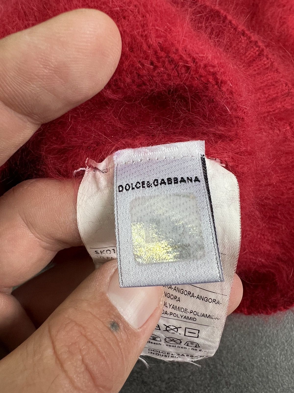 Dolce & Gabbana Vintage Dolce & Gabbana wool Cardigan angora Sweater Size S / US 4 / IT 40 - 10 Thumbnail