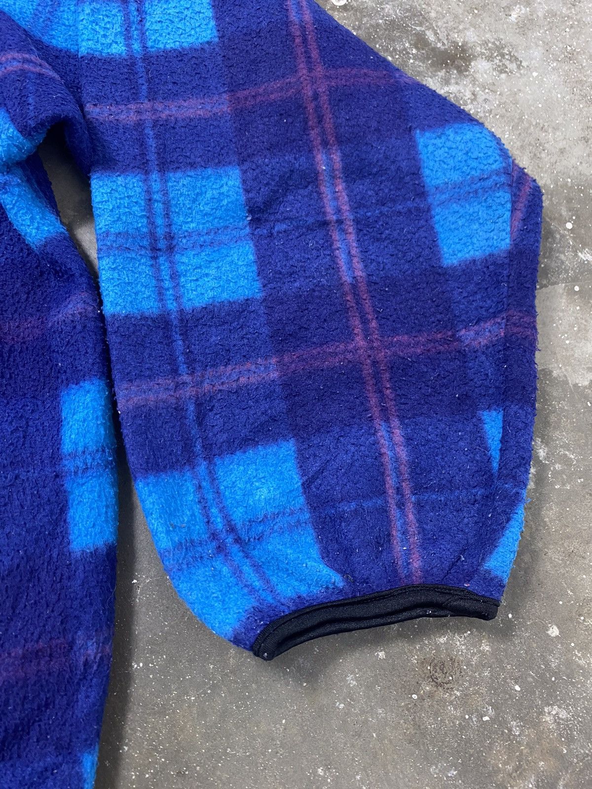 Other A10 Rare - Powerful Wing Plaid Zipper Fleece Size US L / EU 52-54 / 3 - 6 Thumbnail