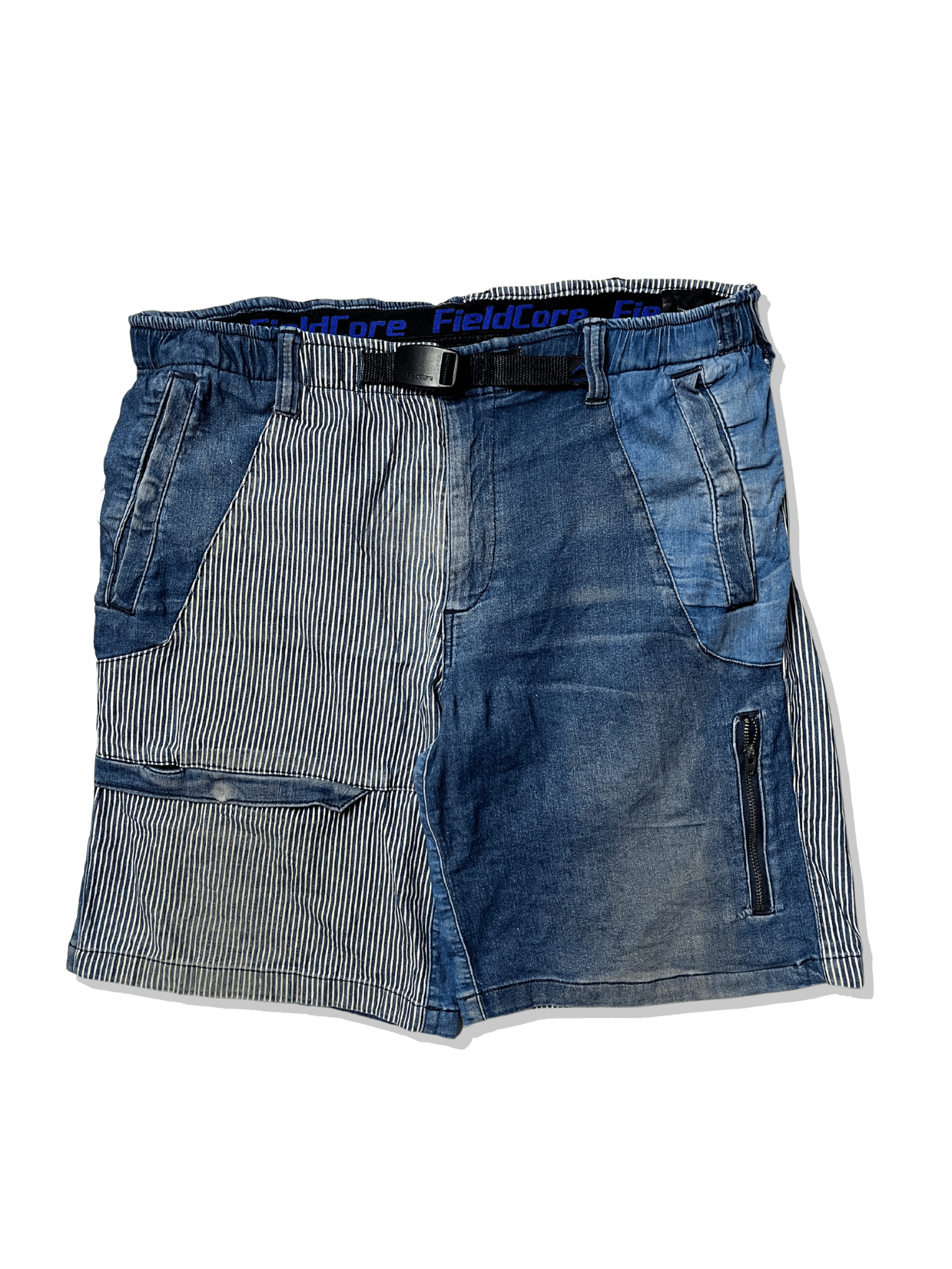 Beauty Beast × Japanese Brand 🔥Rare Design Fieldcore Patchwork Cargo Tactical Short Pants Size US 32 / EU 48 - 1 Thumbnail