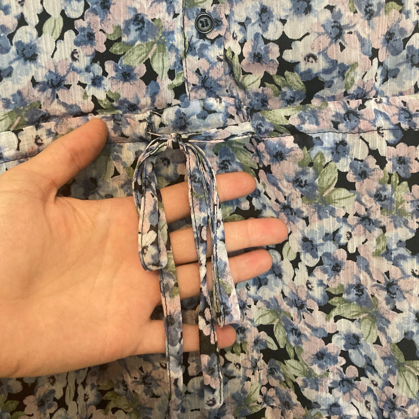 Other VICI Collection Balloons Purple Blue Floral Mini Dress Size S / US 4 / IT 40 - 2 Thumbnail