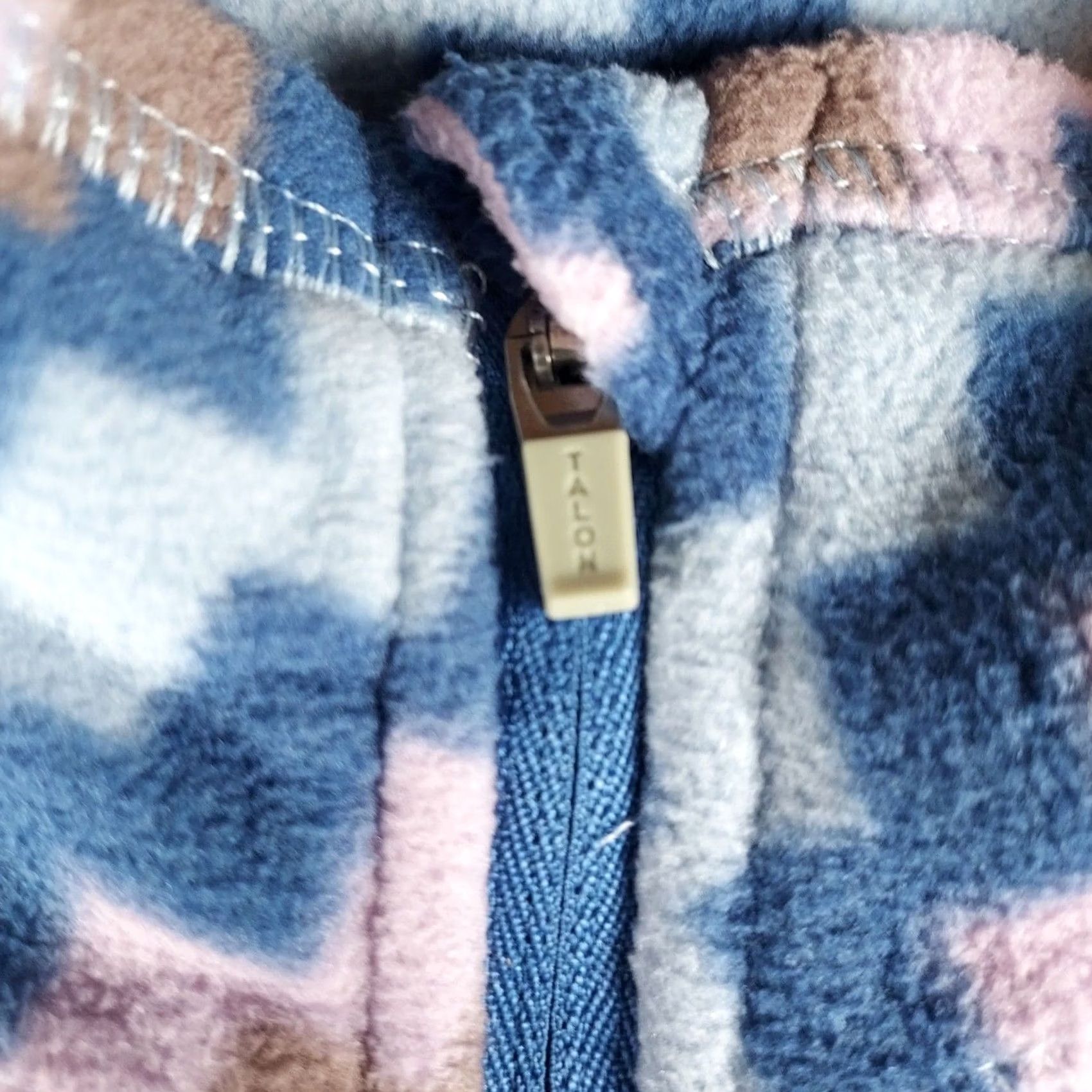 Eddie Bauer Eddie Bauer Women’s L Multicolor Fleece ¼-Zip Pullover Zigzag Print Outdoor Colorful Size L / US 10 / IT 46 - 3 Thumbnail