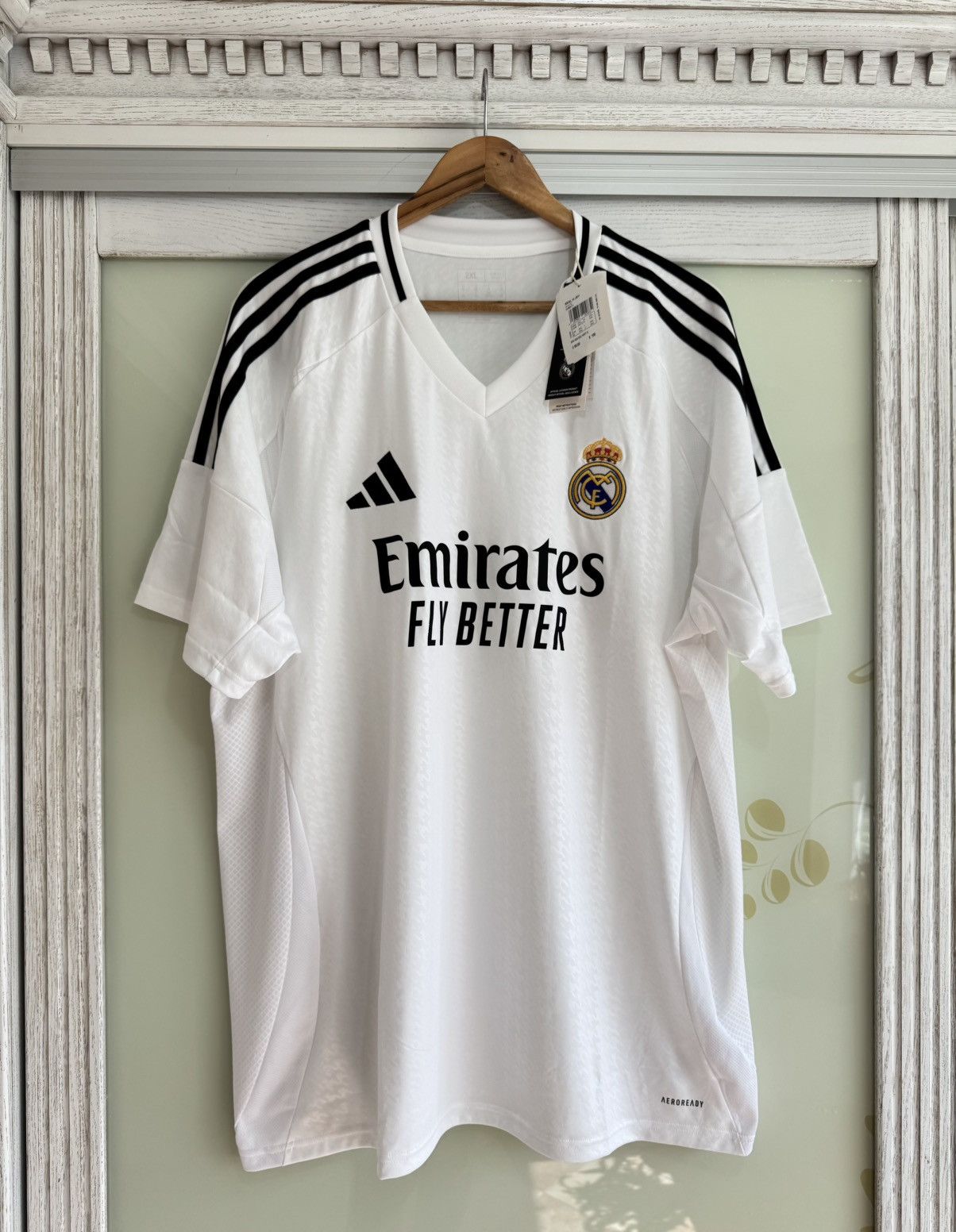 Adidas BNWT Real Madrid 2024-2025 Home Soccer Jersey Football Shirt Size US XXL / EU 58 / 5 - 2 Thumbnail