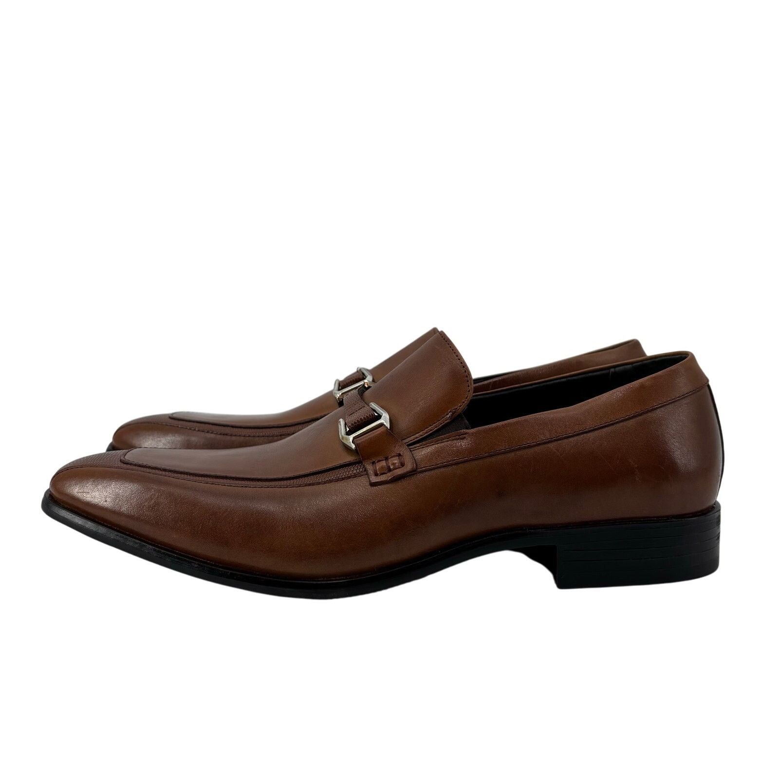 Stacy Adams Stacy Adams Mens Sz 10 Maxfield Slip On Loafer Brown Oxford Size US 10 / EU 43 - 1 Thumbnail