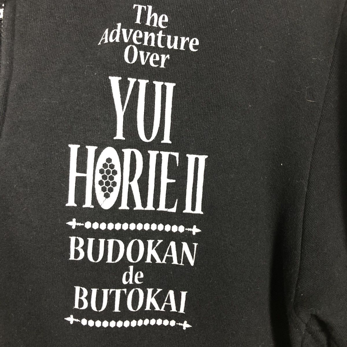 Cartoon Network 🔥RICH BLACK VINTAGE ZIPPER HOODIE YUI HORIE II BUDOKAN Size US S / EU 44-46 / 1 - 21 Thumbnail