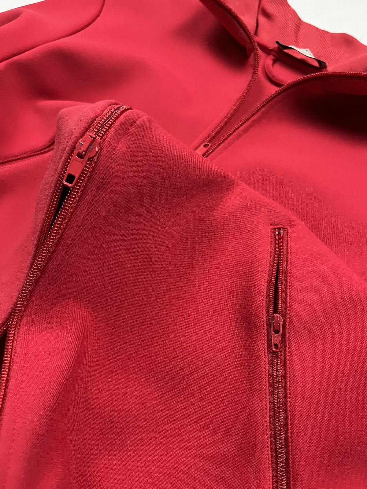 Balenciaga Balenciaga FW16 Asymmetric Red Zip Jacket – Runway Piece Size S / US 4 / IT 40 - 8 Thumbnail