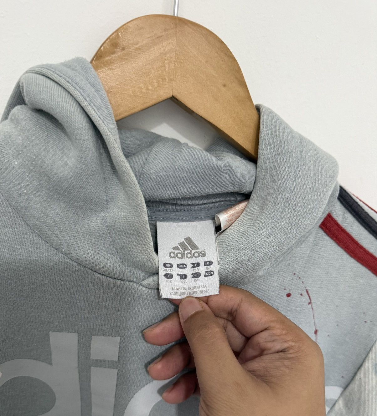 Adidas Reworked Custom Adidas Denim Jacket Hoodie Size US XL / EU 56 / 4 - 8 Thumbnail