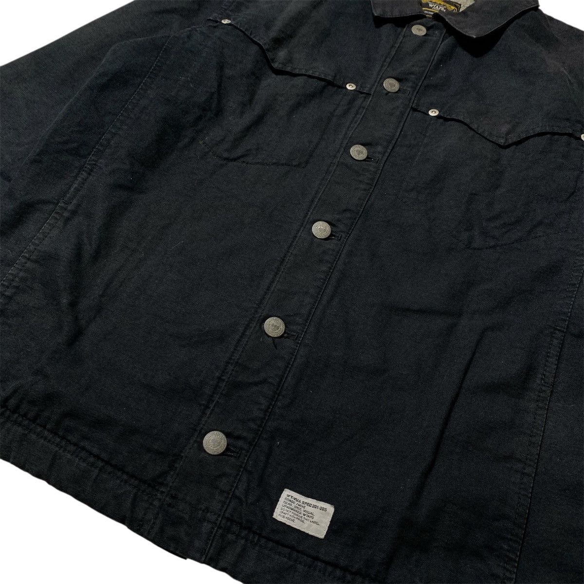 Wtaps Wtaps Blanket Canvas Jacket in Wool Black Japanese Brand Size US M / EU 48-50 / 2 - 7 Thumbnail