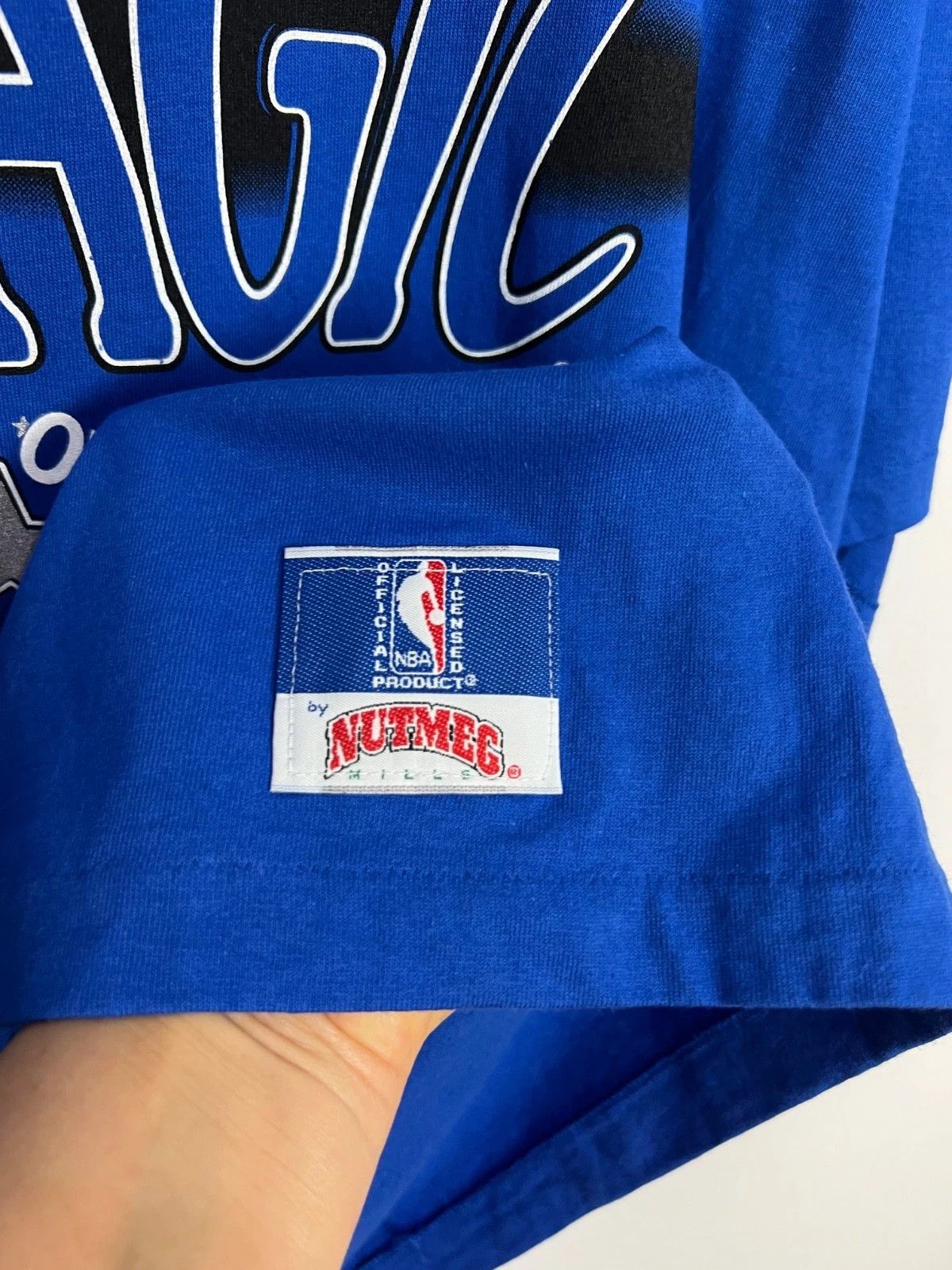 Nutmeg Vintage 90's Nutmeg Orlando Magic NBA Shirt Jersey Tee Size US XL / EU 56 / 4 - 4 Thumbnail