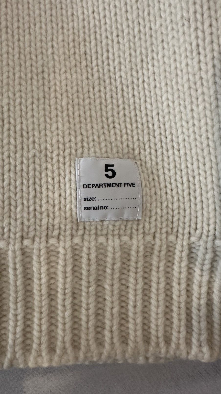 DEPARTMENT5 Beige Wool Sweatshirt Department 5 Size US L / EU 52-54 / 3 - 3 Thumbnail