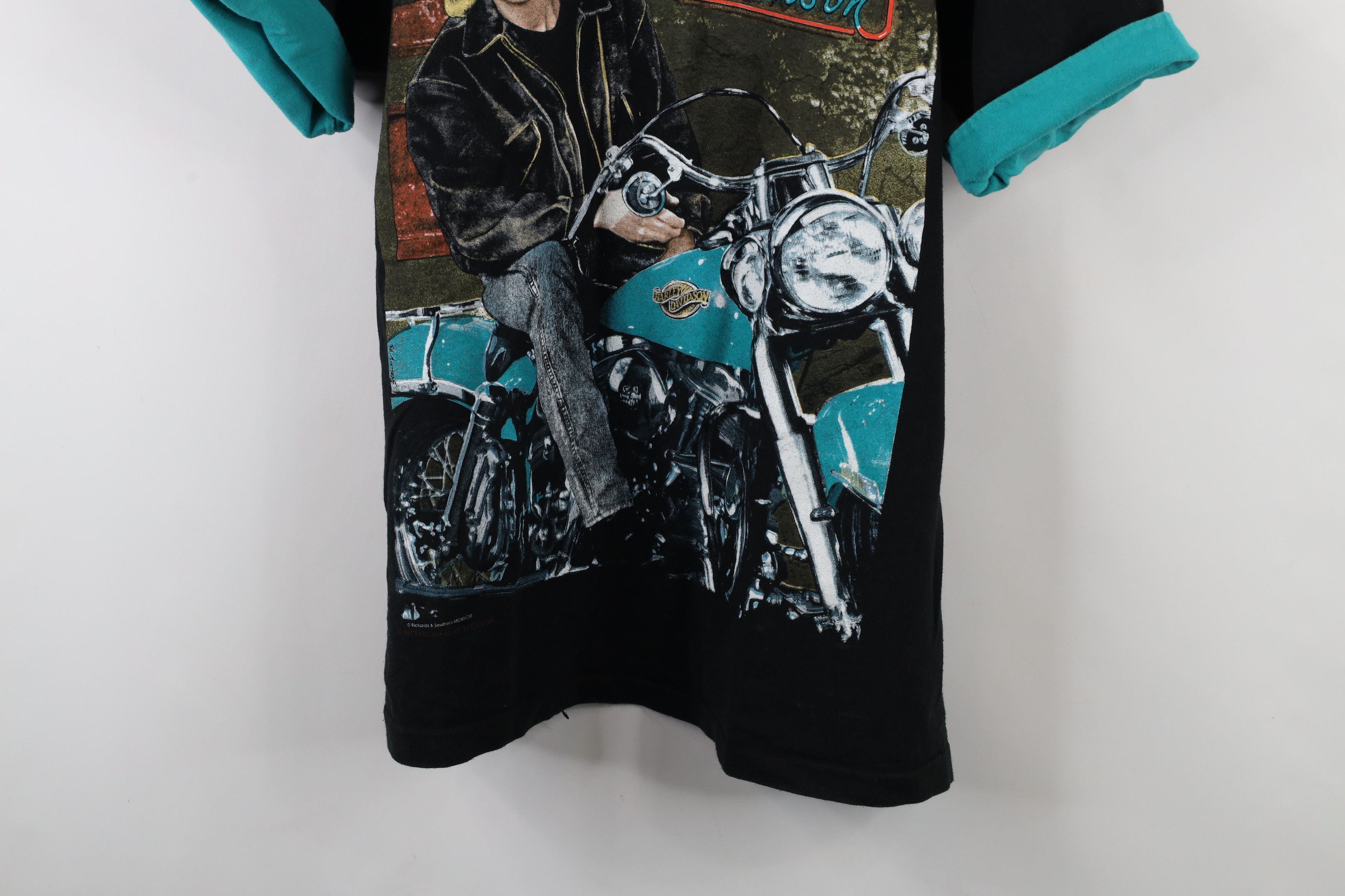 Vintage Vintage 90s Print Alan Jackson Country Music T-Shirt USA Size US L / EU 52-54 / 3 - 3 Thumbnail