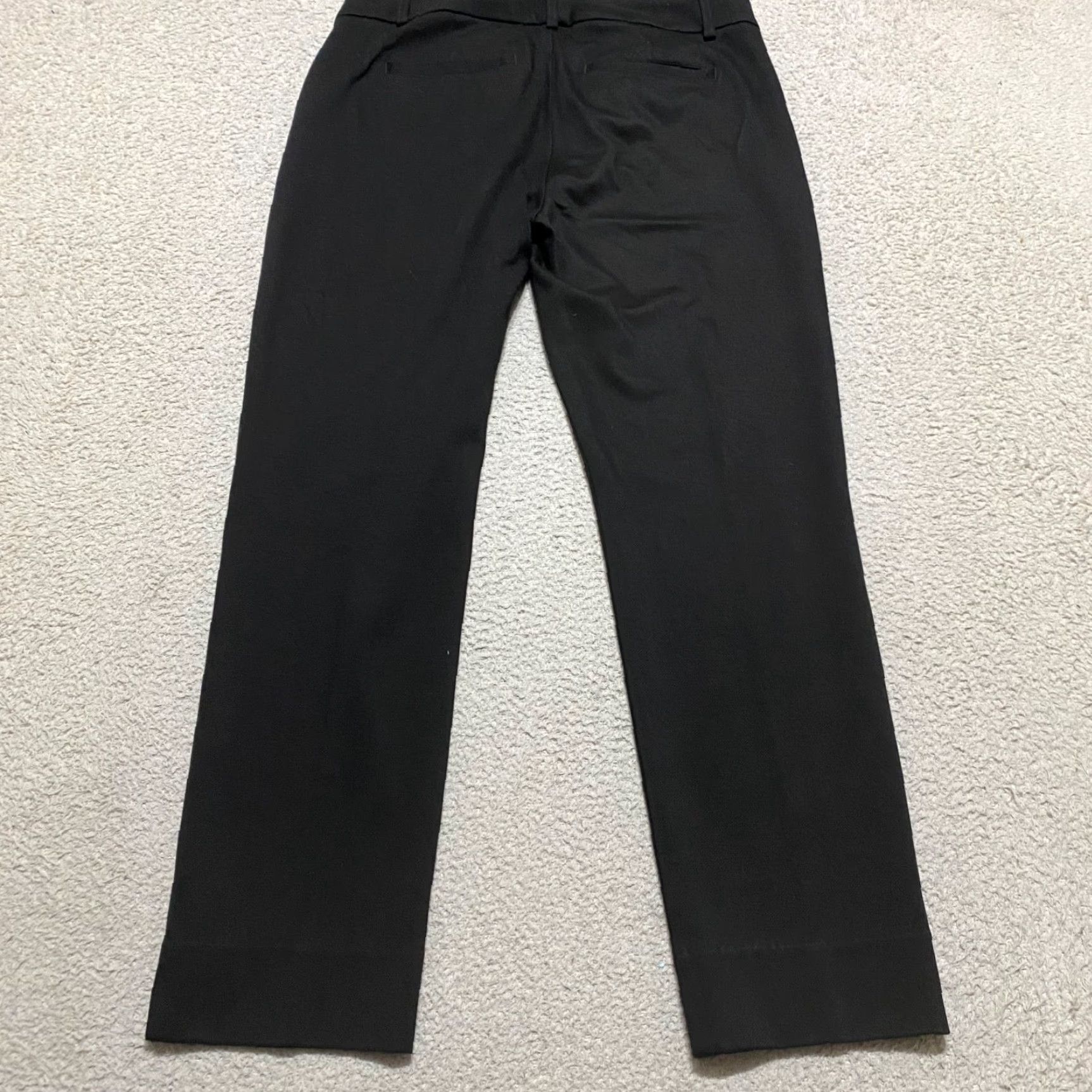 Vintage CAbi Dress Pants Black Mid Rise Straight Office Business Womens Regular Size 10 Pants Size 32" / US 10 / IT 46 - 2 Thumbnail