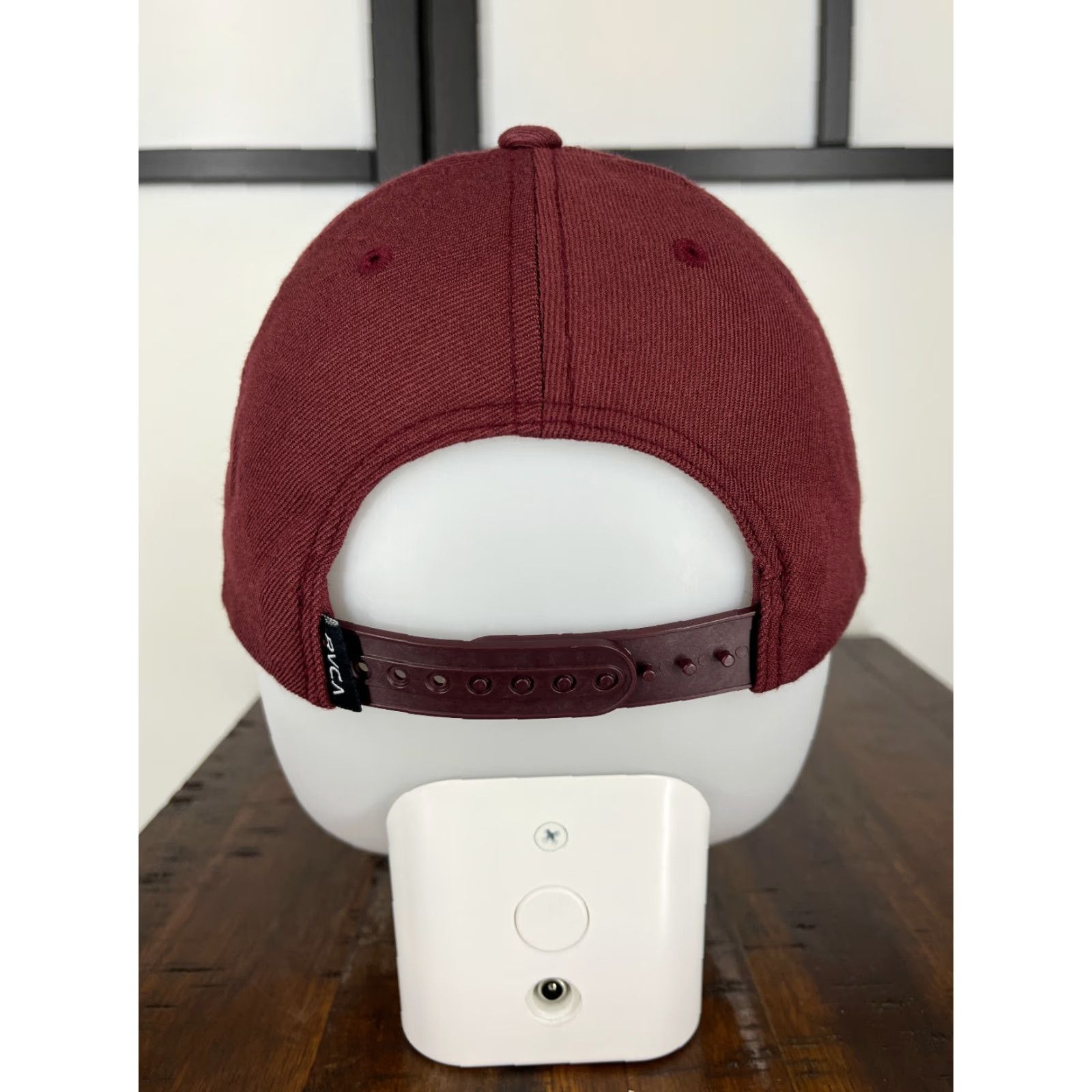 RVCA RVCA Hat Cap Snap Back Adult One Size Red Twill Baseball Adjustable 90s Beach Mens Size ONE SIZE - 6 Thumbnail