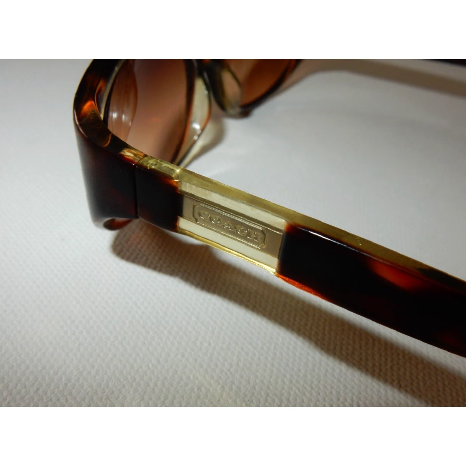 Coach VINTAGE Coach Sunglasses Frames Only 52[]18 130 Brown Women's Prescription Size ONE SIZE - 5 Thumbnail