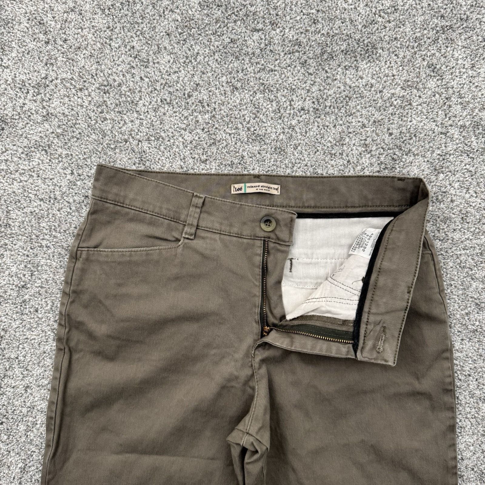 Lee Lee Pants Womens 8 Long Relaxed Straight Casual Y2K Vintage Size 30" / US 8 / IT 44 - 8 Thumbnail