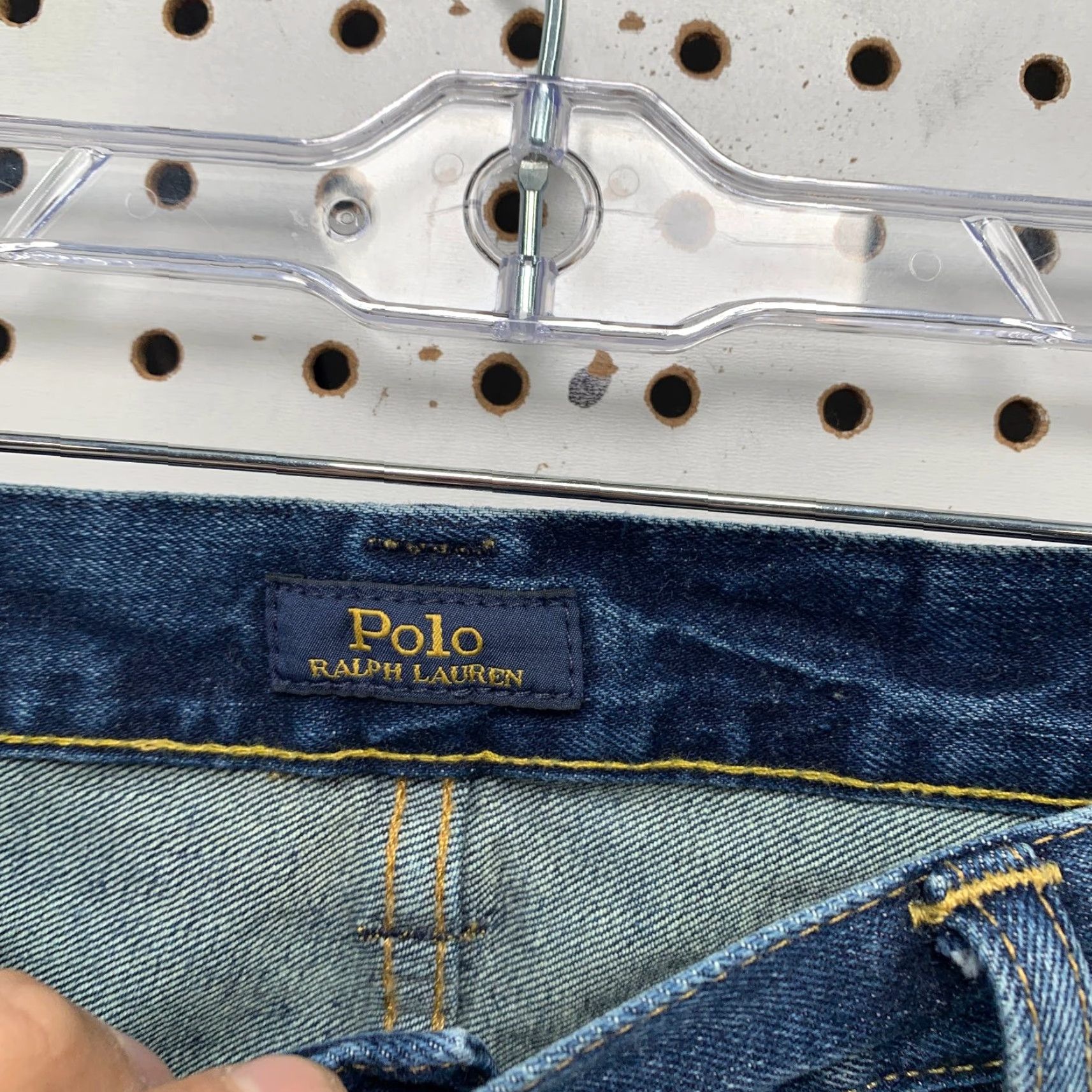 Polo Ralph Lauren Polo Ralph Lauren Denim Jeans Mens 38x32 Blue Varick Slim Straight Fit Dark Wash Jeans Size US M / EU 48-50 / 2 - 5 Thumbnail