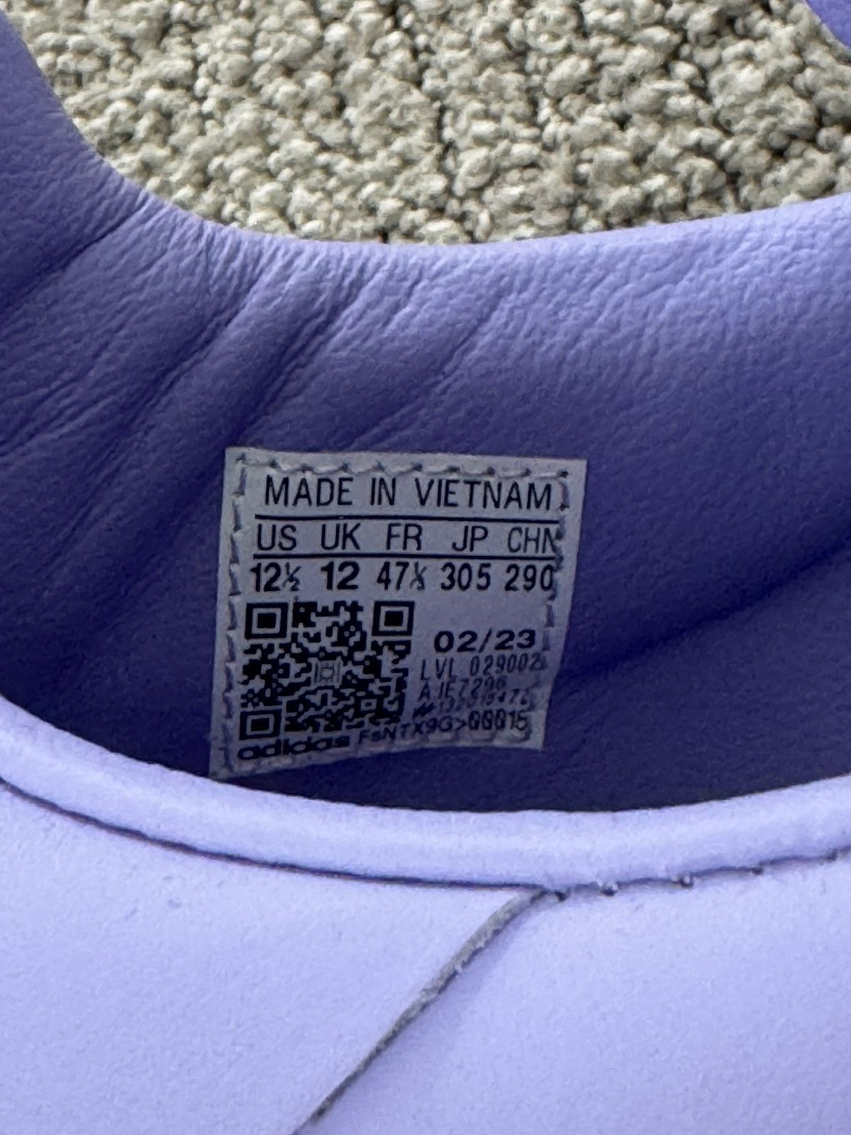 Adidas × Pharrell Samba Pharrell Humanrace Purple Sneakers Size US 12.5 / EU 45-46 - 6 Thumbnail
