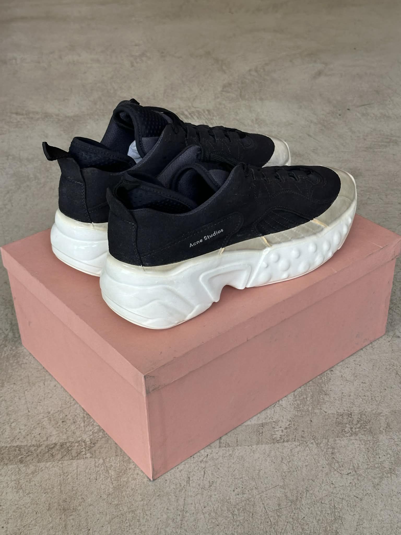 Acne Studios Acne Studios Rockaway Dip Gum Black White Sneaker US 12 EU45 Size US 12 / EU 45 - 5 Thumbnail