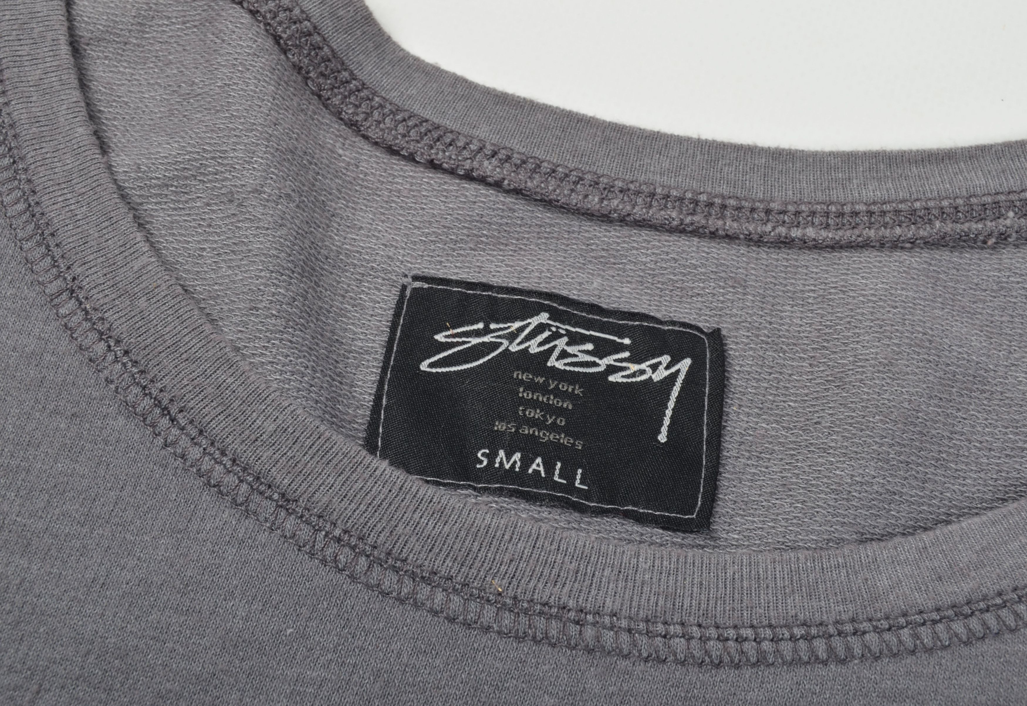 Stussy Vintage Stussy 90's Long Sleeve Logo Sweatshirt Size S / US 4 / IT 40 - 7 Thumbnail