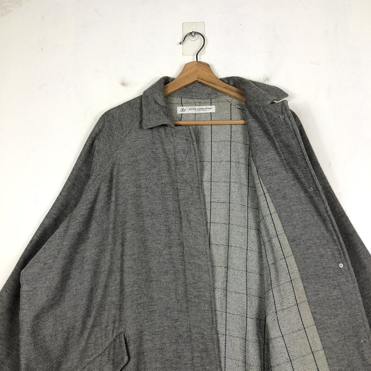 Japanese Brand × Vintage 📌VINTAGE OVERSIZED LONG JACKET JOURNAL STANDARD BLANKET Size US L / EU 52-54 / 3 - 13 Thumbnail