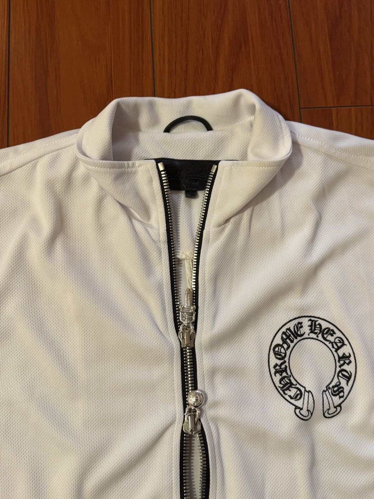 Chrome Hearts Chrome Hearts White Horseshoe Logo Track Jacket Size US L / EU 52-54 / 3 - 2 Thumbnail