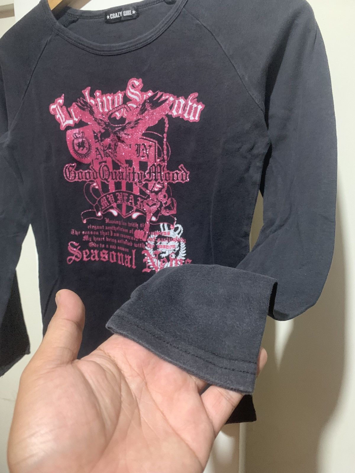 Hysteric Glamour × Undercover Japanese Crazy Girl Gothic Poem Long Sleeve T Shirt Size US L / EU 52-54 / 3 - 3 Thumbnail