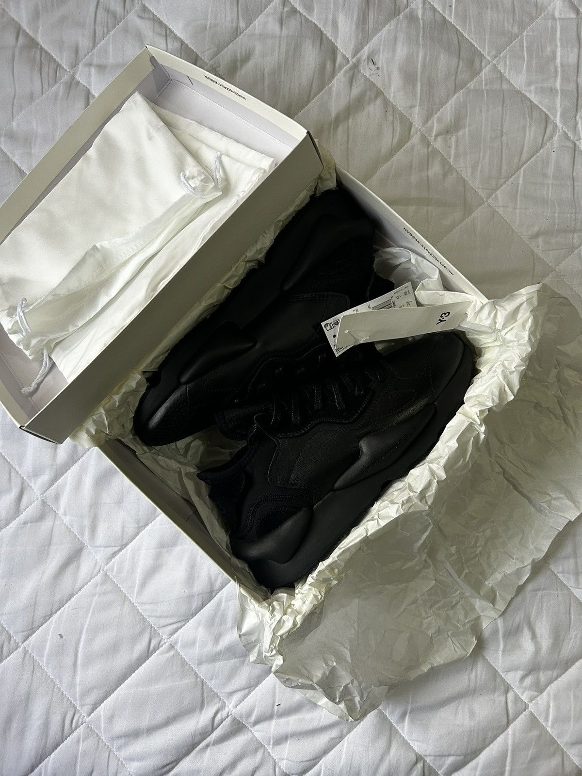 Adidas × Yohji Yamamoto Yohji Yamamoto Y3 Kaiwa Black Size US 8.5 / EU 41-42 - 3 Thumbnail