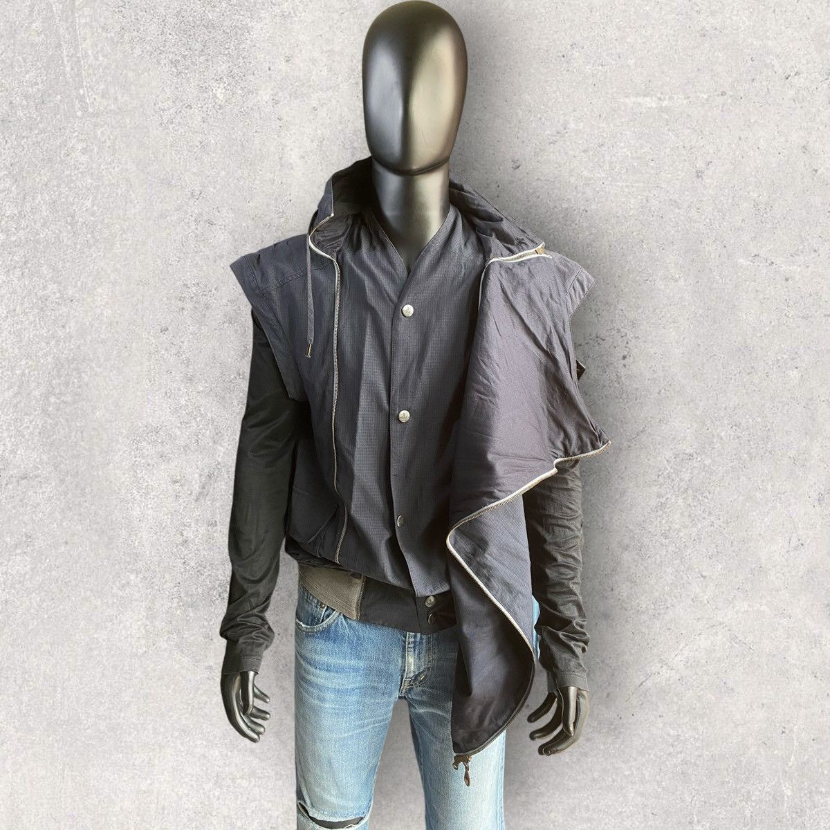 Vivienne Westwood Vivienne Westwood Double Zip Asymmetric Vest Size US M / EU 48-50 / 2 - 2 Thumbnail
