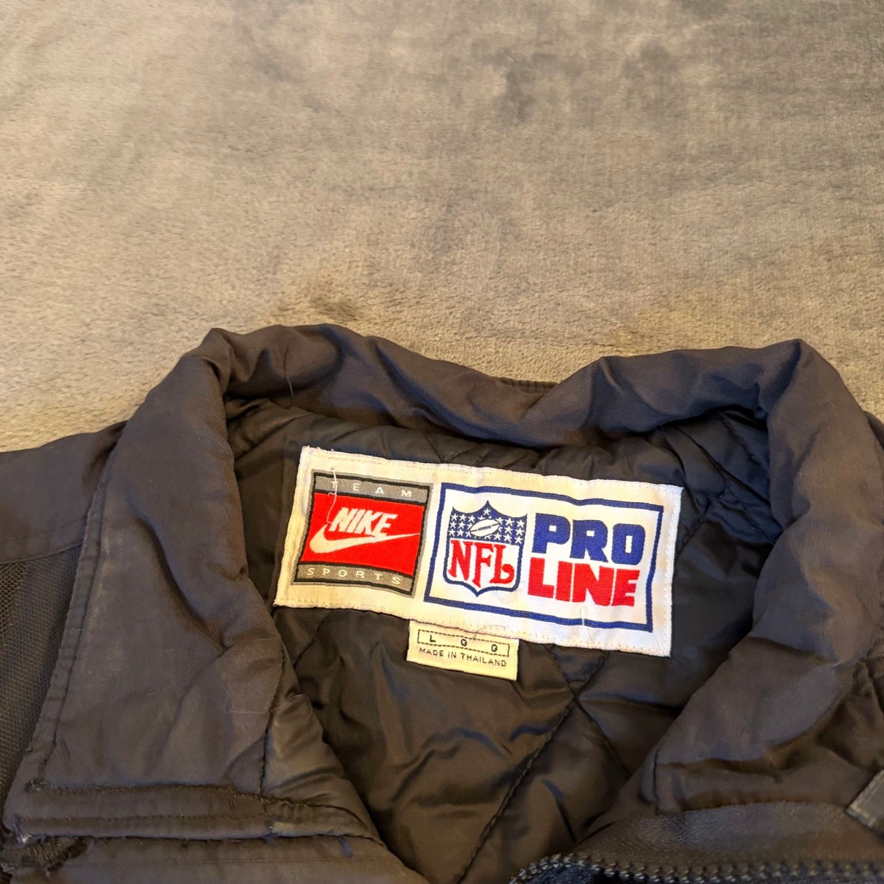 Nike VINTAGE Nike Pittsburgh Steelers NFL Pro Line Full Zip Jacket Men's Large Black Size US L / EU 52-54 / 3 - 2 Thumbnail