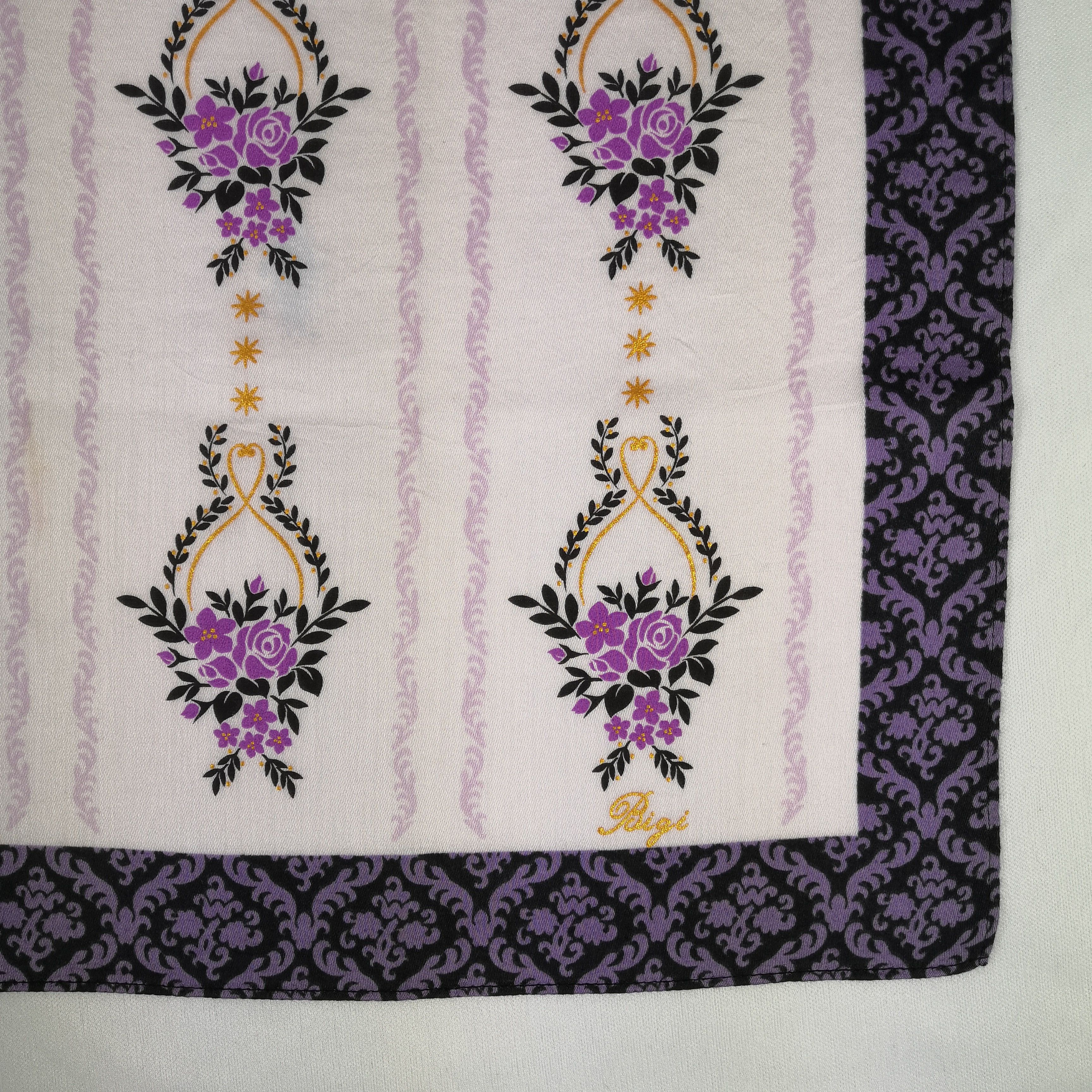 BIGI Vintage Bigi Handkerchief Pocket Square Bandana Size ONE SIZE - 3 Thumbnail