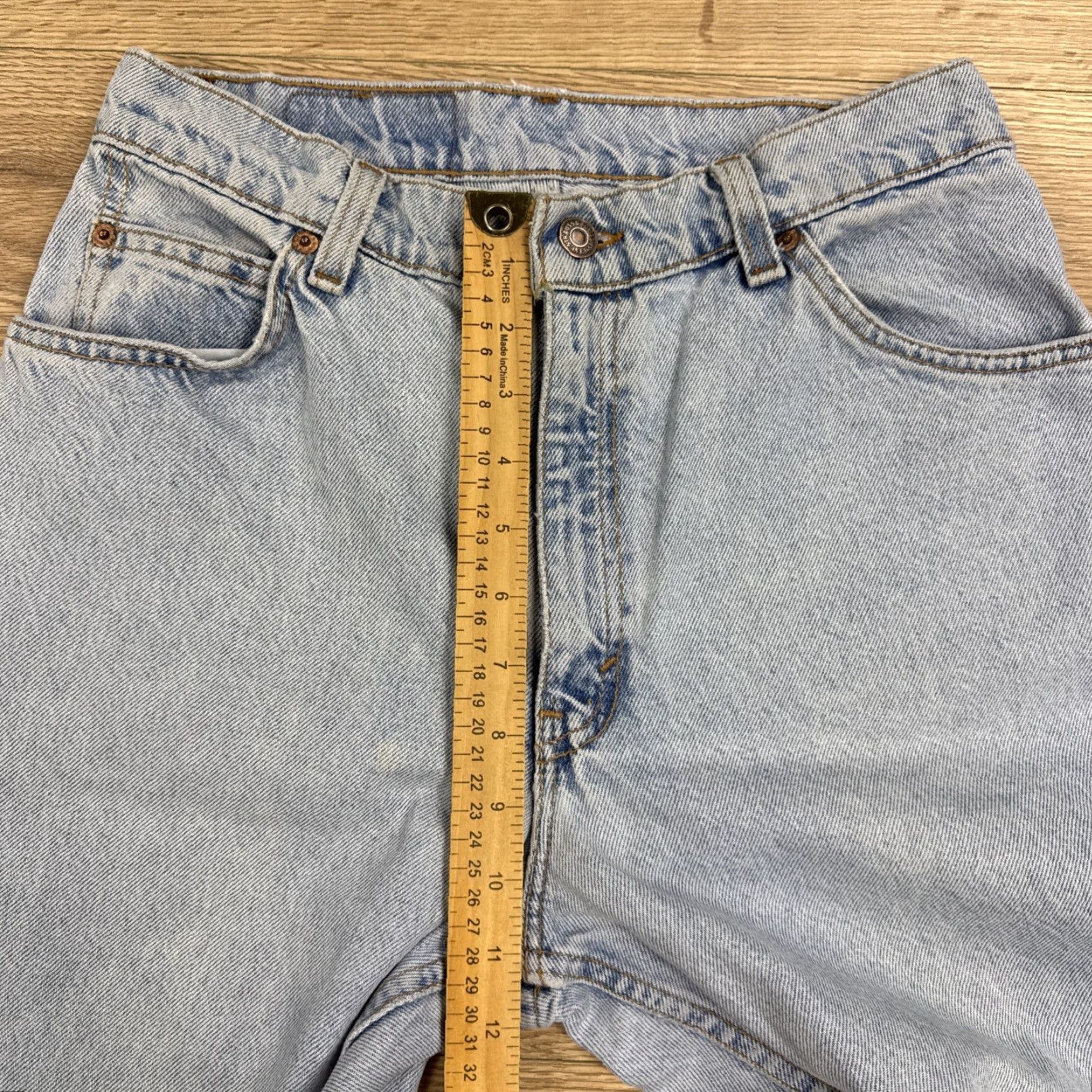 Levi's Levi’s Jeans 950 Women’s Orange Tab Relaxed Fit Tapered Leg 10 Regular Light Wash Blue 27 in Inseam Womens Jeans VyT Size 32" / US 10 / IT 46 - 6 Thumbnail